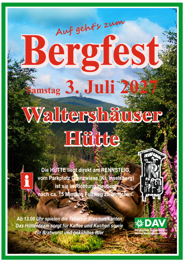 Bergfest Plakat