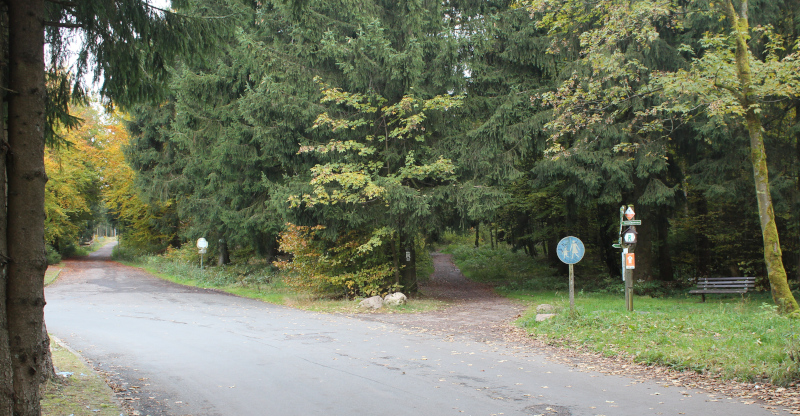 Zuweg Anfang